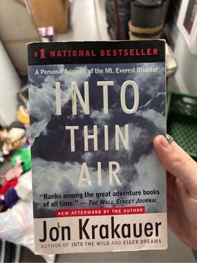 Into Thin Air - Paperback Book (Blue)